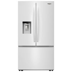 Whirlpool 36" 29.58 Cu. Ft. French Door Refrigerator with Water & Ice Dispenser (WRFF3536SZ) - Stainless Steel