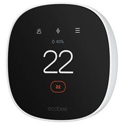 ecobee Smart Thermostat Essential Wi-Fi Smart Thermostat - White