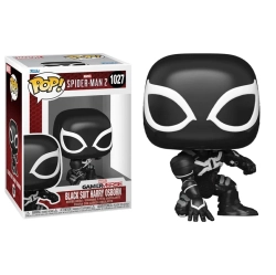 FUNKO Pop Games Spider-Man 2 Vinyl Bobble-Head Suit Harry Osborn #1027 (Tax Holiday) In Black