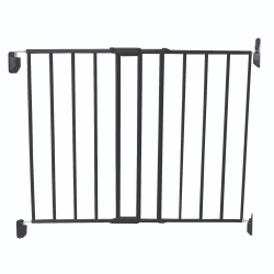 SAFETY 1ST Top Of Stairs Metal Décor Swing Gate - In Black