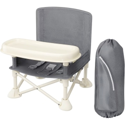 GREENWALNUT Portable Baby Chair | Camp Chair | Booster Seat With Removable Tray