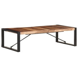 VIDAXL Coffee Table 140X70X40 Cm Solid Wood
