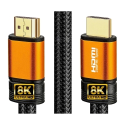 NIERBO 15Ft/5M 2.1 HDMI Cord 8K Ultra High-Speed 48GBps, Supports 8K60Hz, 4K120Hz, 4320P, Compatible \w Fire Tv, 3D Support, Ethernet Function, 8K