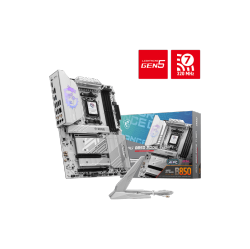 MSI B850 Edge Ti Wifi, Supports Amd Ryzen 9000/7000 Series Desktop Processor, Am5, Ddr5, PCie 5.0, SATA 6GB/s, 4Xm.2, Wi-Fi 7 Solution, Bluetooth 5.4