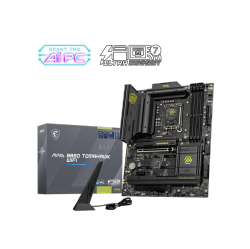 MSI Mag B860 Tomahawk Wifi W/ Ddr5-9200 (Oc), PCie 5.0 Slot, 3X M.2 Slots, 7.1 Audio, 5GB Lan, Wi-Fi 7, Bt 5.4