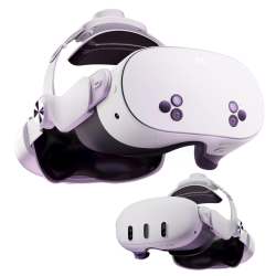 MEHIAZ Qh3 Pressure-Free Headstrap: Enhance Comfort With Added Top-Fit Adjustment - Compatible With Meta Quest 3S/quest 3; Balances Weight At 3 Angles