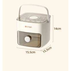 AXGEAR Ice Cube Box Portable Storage Tray With Cover