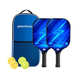 AXGEAR Pickleball Paddle Fiberglass Set Usapa Approved Fiberglass Rackets With Balls