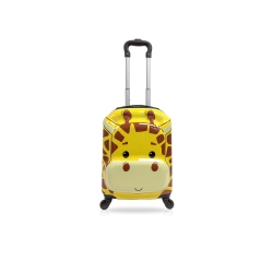 TUCCI - ITALY Tucci Italy Gaffie Giraffe 18In 3D Kids Luggage Suitcase