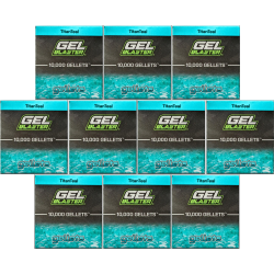 GEL BLASTER Gellets - Official Refill Ammo for S - Increased Blasting Performance And Accuracy - Non-Toxic, No Cleanup, Stain-Free (100, 000 - Teal)