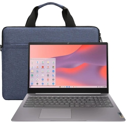LENOVO Ideapad 3I Chromebook 15.6" Fhd Intel Celeron Laptop (Grey) + Laptop Bag