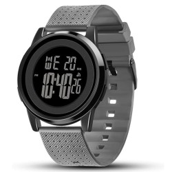 PRIME MADE Mens Watch Ultra-Thin Digital Sports Watch Simple Waterproof Stainless Steel Fashion Wrist Watch for Men Women In Multicolor