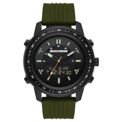 MEHIAZ Skechers Men's Wilkie Quartz Silicone Analog-Digital Sports Watch In Multicolor