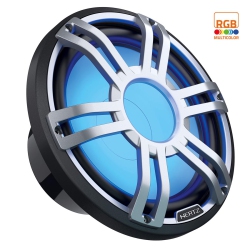 HERTZ Hms 12 S2-Ld-G 12" 2-Ohm Marine Sport RGB Led Subwoofer - Sport Grille In Gray