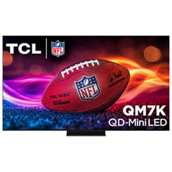 TCL 55" QM7K Series 4K UHD HDR QD-Mini LED Smart Google TV (55QM7K) - 2025