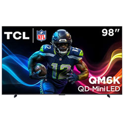 Téléviseur Intelligent Google Qd Mini-Del Hdr Uhd 4K De 98 Po Série Qm6K De Tcl (98Qm6K) - 2025