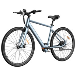 Blutron EB570 Electric Commuter Bike (350W Motor / Up to 50km Battery Range / 32km/h Top Speed) - Azure Blue - Only at Best Buy