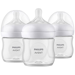 Philips Avent Natural Response 4 oz. Baby Bottle Set - 3 Pack