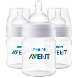Philips Avent Anti-Colic 4 oz. Baby Bottle Set - 3 Pack