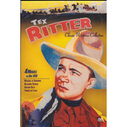 VCI INTERNATIONAL Classic Westerns: Tex Ritter Four Feature - (Black & White, Dolby) - [DVD]