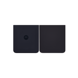 ESOURCE PARTS High-Quality Bottom Back Cover Glass for Motorola Razr Plus / Razr 40 Ultra (Xt2321 / 2023) - Genuine Oem Phantom In Black