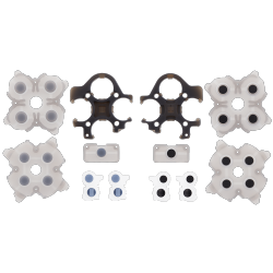 ESOURCE PARTS High-Quality Replacement Conductive Rubber Pads for Playstation 5 (V3) - 6 Piece Set for Enhanced Gaming Experience