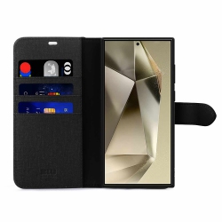 BLU ELEMENT Folio 2-In-1 Case | Made for Galaxy S25 Ultra | In Black