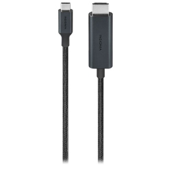 INSIGNIA Refurbished (Good) 1.8M (5.9 Ft.) Braided USB-C to 8K Ultra HD HDMI Cable (Ns-PC5Ch6B24-C)