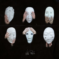 POLYVINYL Diane Coffee - With People (Cloudy Clear) - (Colored Vinyl, Clear Vinyl, Poster) - [Vinyl] In Multicolor