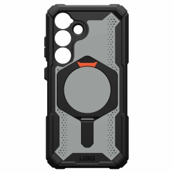 UAG Plasma Xte Rugged Kickstand Case W/magnet | Made for Galaxy S25 | Black/orange