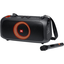 JBL - Partybox On-The-Go Portable Bluetooth Party Speaker - In Black
