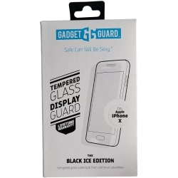 GADGET GUARD - Ice Edition Tempered Glass Screen Guard for Apple Iphone 11 Pro/xs/x - Clear In Black