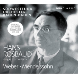 SWR Weber / Mendelssohn - Hans Rosbaud Conducts - [CD]