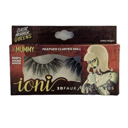IONI COSMETICS Ioni Collector's Premium Edition 3D Faux Mink Lash The Mummy Feather Cluster Doll