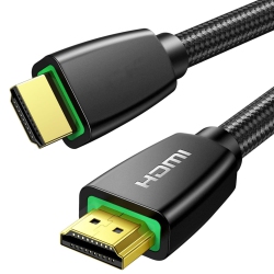 NIERBO 4K HDMI Cable Braided High Speed HDMI 2.0 Cord 18GBps \w Ethernet Support 4K 60Hz 3D 1080P Audio Return for Nintendo Switch, Ps5 Ps4, Ps3