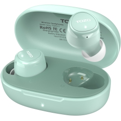 TOZO E1 In-Ear True Wireless Earbuds Bluetooth Stereo Sound Enc Calls Clearly Ipx6 Water Resistance-Green