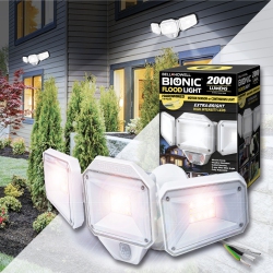 BELL HOWELL Bell + Howell Bionic Flood Light 2000 Lumens Led Security Light, Motion Sensor, Weather Resistant