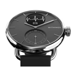 WITHINGS Scanwatch 2 - Hybrid Smartwatch With Ecg (42Mm) Hybrid Dial / Silicone (Hwa10-Model 4-All-Row) In Black
