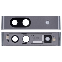 ESOURCE PARTS Premium Replacement Back Camera Lens With Bracket for Google Pixel 7A In Color In Charcoal