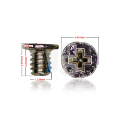 ESOURCE PARTS Premium Replacement Screw Box Refill for 1T4 - 100 High-Quality Screws