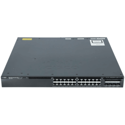 CISCO Refurbished Good Ws-C3650-24Ps-S /c1-Ws3650-24Ps/k9 24 Port Poe Switch With Pwr-C2-640Wac