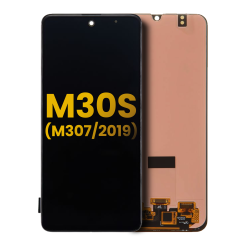 ESOURCE PARTS Refurbished - Excellent Premium Oled Screen Replacement for Samsung Galaxy M30S (M307 / 2019) -Without Frame - All Colors Available