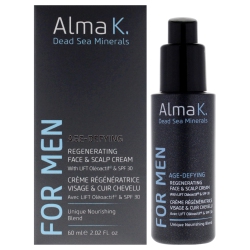 ALMA K Age Defying Regenerating Face And Scalp Cream With Spf 30 By for Men - 2 OZ Cream