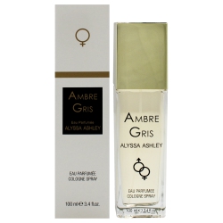 ALYSSA ASHLEY Ambre Gris By for Women - 3.4 OZ Cologne Spray