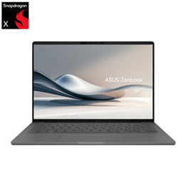 ASUS Zenbook A14 14" Copilot+ Laptop - Iceland Grey (Snapdragon X /16GB RAM/1TB SSD/Win 11)