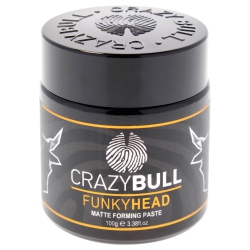 CRAZY BULL HAIR Funky Head Paste - Matte Forming By for Men - 3.38 OZ Paste