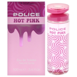POLICE Hot By for Women - 3.4 OZ Edt Spray In Pink