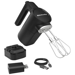 KitchenAid Go Hand Mixer with Battery- Black Matte