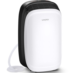 WAYKAR 30-Pint Dehumidifier With Smart Dry for Bedrooms Basements Or Damp Rooms Up to 2000 Sq. Ft. In White