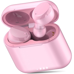 TOZO T6 In-Ear Sound Isolating True Wireless Headphones Bluetooth Earbuds Ipx8 Water Resistance - In Pink
